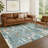 Machine Washable Indoor/Outdoor Chantille ACN2595 Abstract Rug-2118604696-2118604698