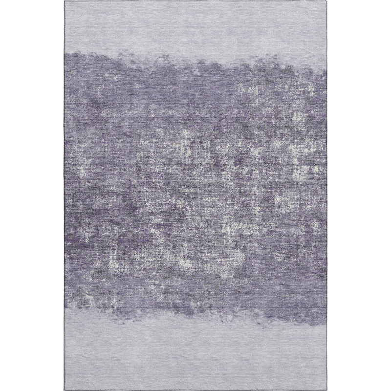 Tapis de qualité supérieure lavable à la machine Mayfield AMF2214, Lavande, 10 pi x 14 pi