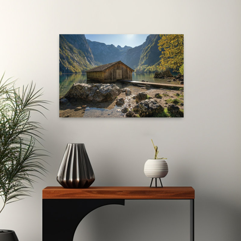 Water Walkway, paysage abstrait, art naturel, H 16 po x l 24 po