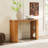 Modern Solid Wood 48" Console Table With Column Legs And Storage-1059887962