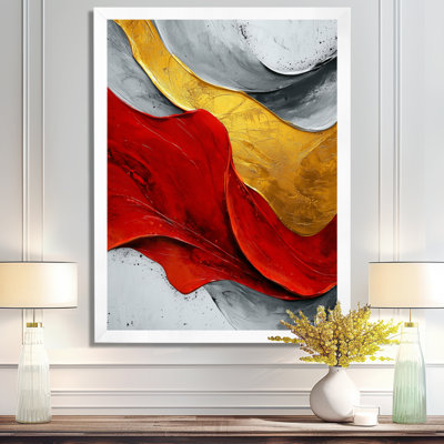 «Tankersley», art mural abstrait sur toile