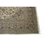Tapis beige en laine noué à la main de conception unique 8 pi x 11 pi 10 po années 1980