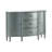 3-Drawer, 2-Door Distressed Blue Wood Credenza_Sideboard