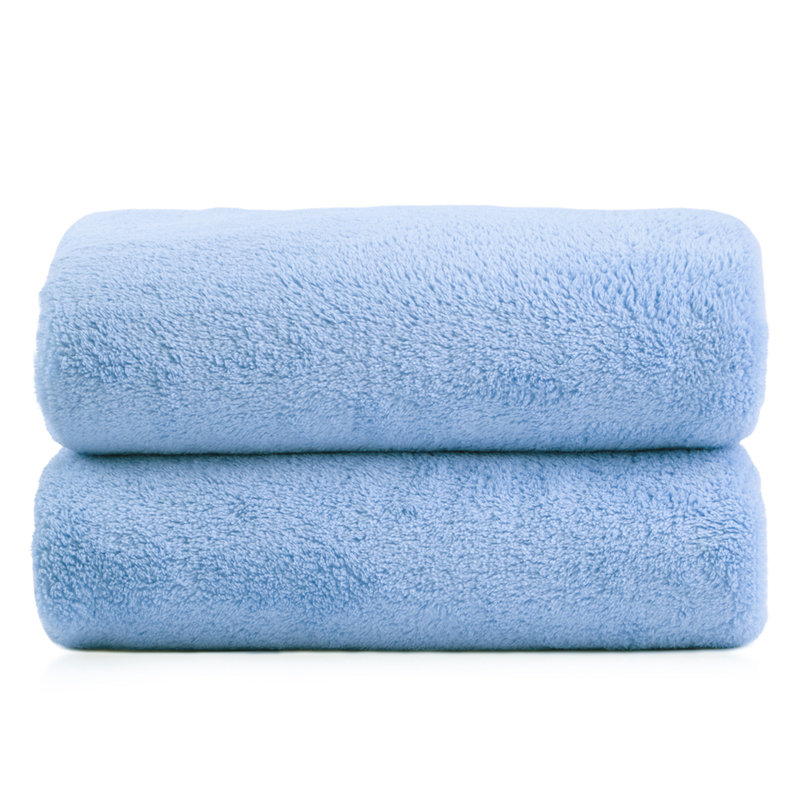 Ensemble de serviettes de bain 2 pièces, Bleu