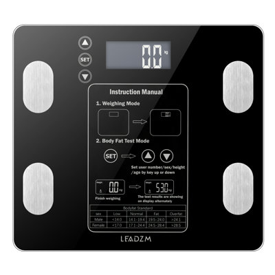 Winado Digital Glass Bathroom Scale with Bluetooth