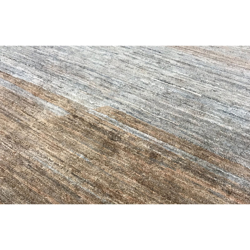 Hand-Knotted High-Quality Brown Area Rug