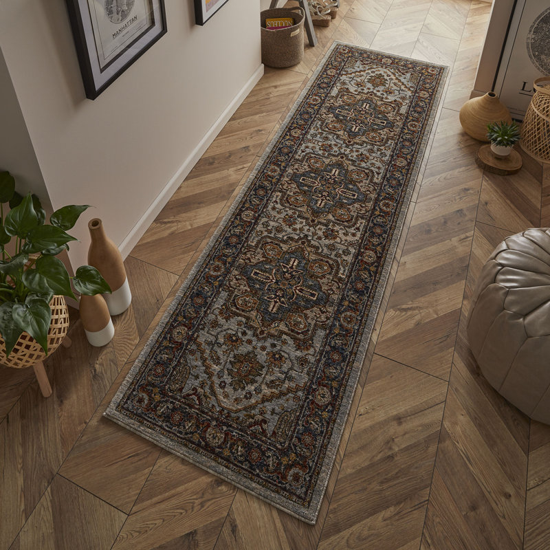 Oriental Area Rug, Runner 68 x 235cm