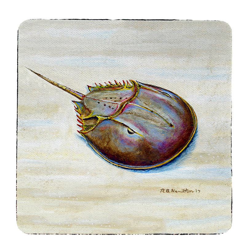 Sous-verre de crabe cheval