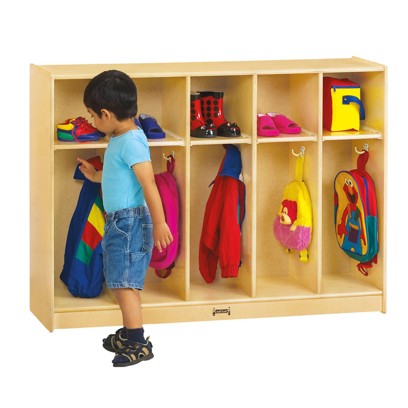 Jonti-Craft® 5 Section Preschool Cubby Locker