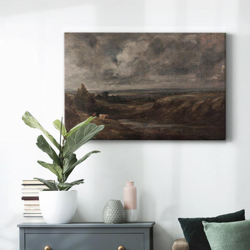 «Vintage Landscape», impression sur toile encadrée, 9" H x 13" W