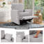 Fauteuil inclinable manuel pivotant de 34,3 po-1485005378