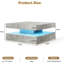 Charvez High-Gloss Square Coffee Table with 16 Colors LED Lights-1964231640-1964231637