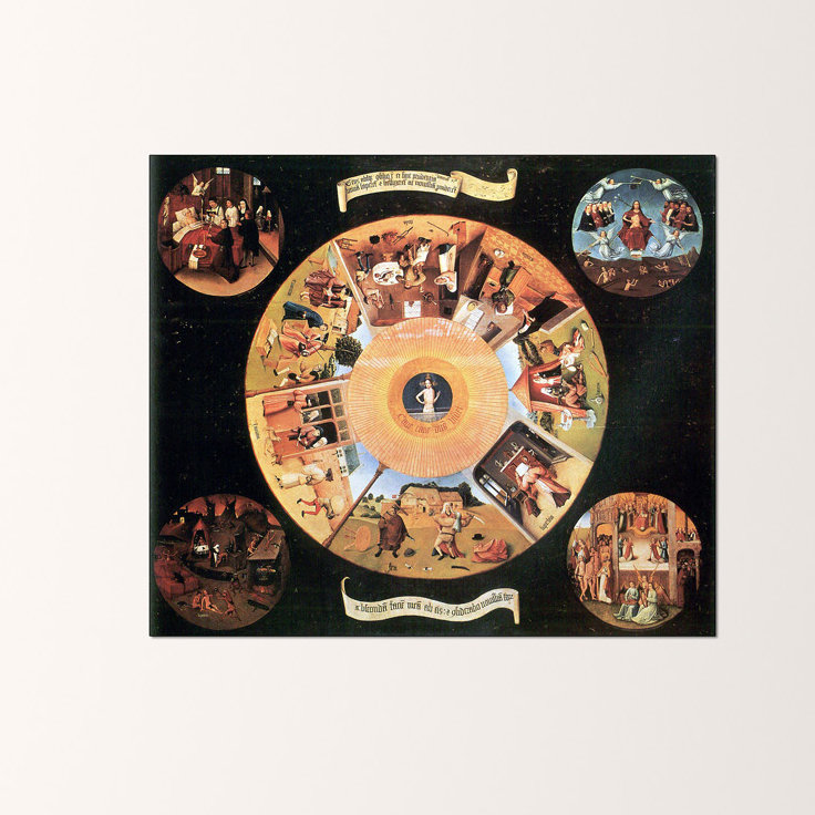 Hieronymus Bosch - Wrapped Canvas Print