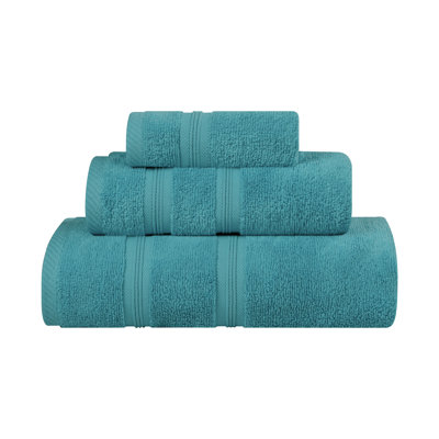 Selda 3 Piece Cotton Bath Towel Set