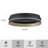 Modern Dimmable LED Drum Flush Mount