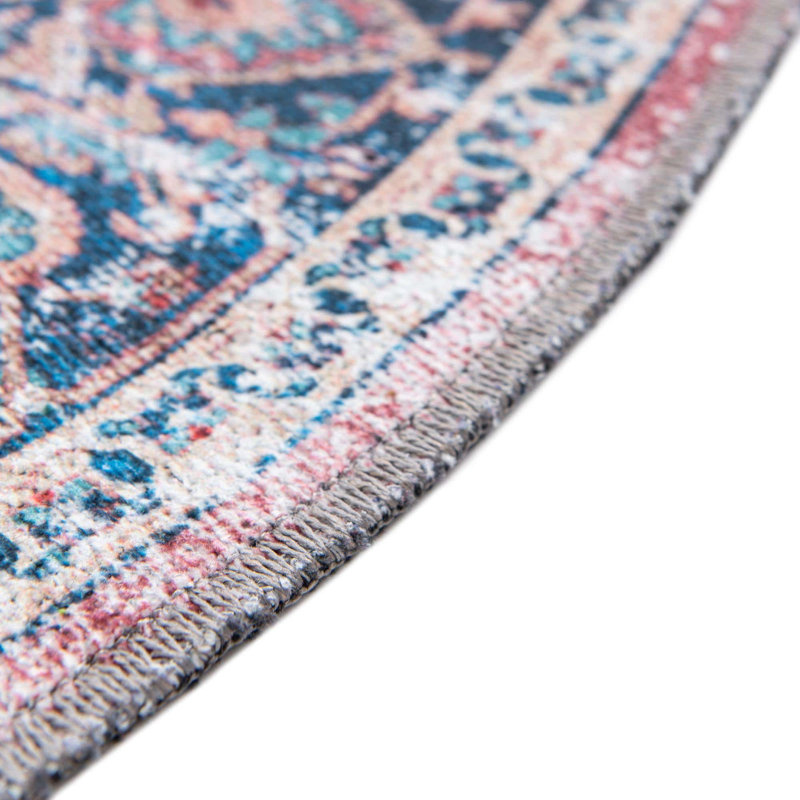 Ollyver Oriental Indoor Rug, Round 6'