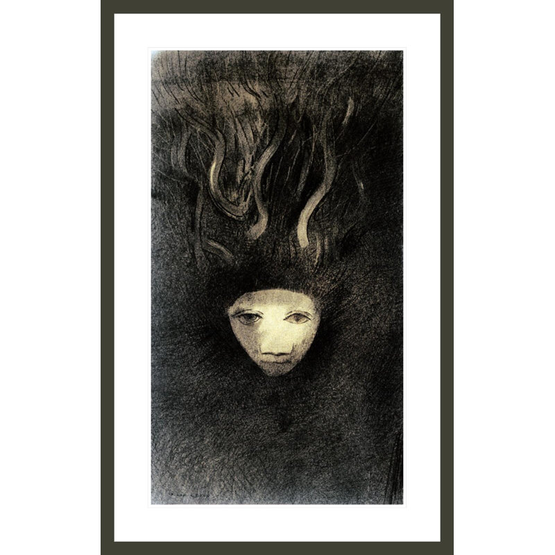 «Meduse» par Odilon Redon, impression giclée sur cadre, H 41,5 po x l 26,36 po