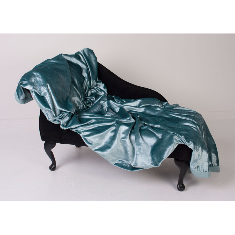 Throw Blanket, Duck Egg Blue