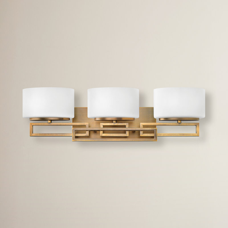 Lanza 3-Light Vanity Light, Incandescent, Brushed Bronze
