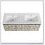 Meuble-lavabo mural flottant 48 po et porte d'armoire à fermeture en douceur