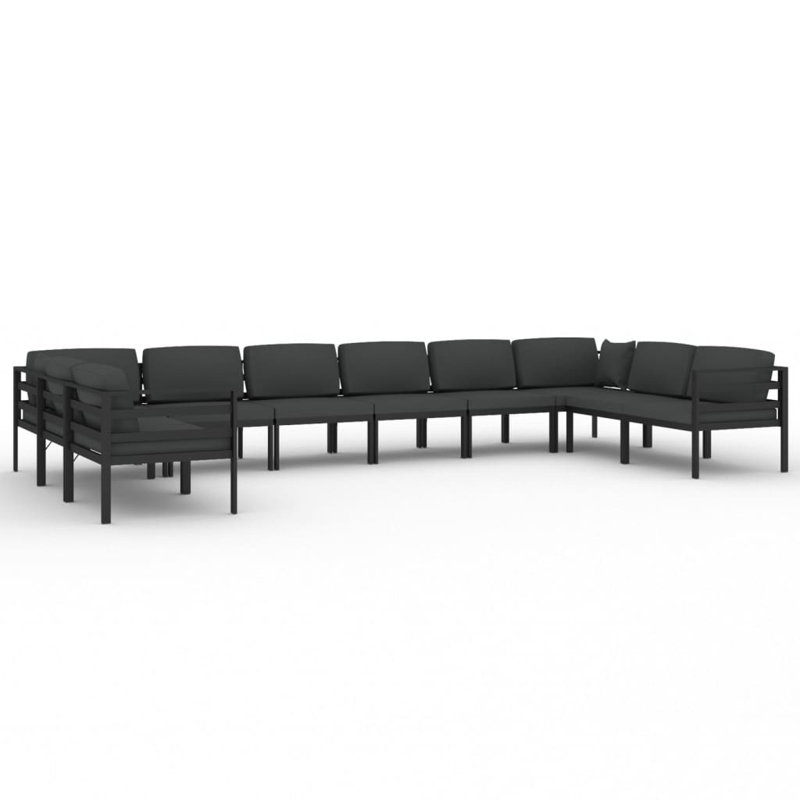 27.6'' Wide Patio Sectional Set with Cushions