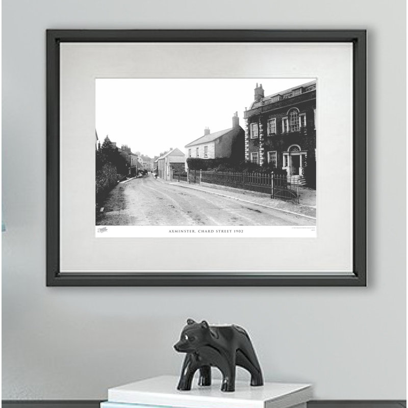 Axminster, Chard Street 1902 - Single Picture Frame Print, 45cm H x 60cm W x 2.3cm D