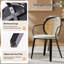 Ensemble de chaises de salle à manger Delmas 19,5W Mid-Century Modern Rattan Accents-1314560552-1314560556