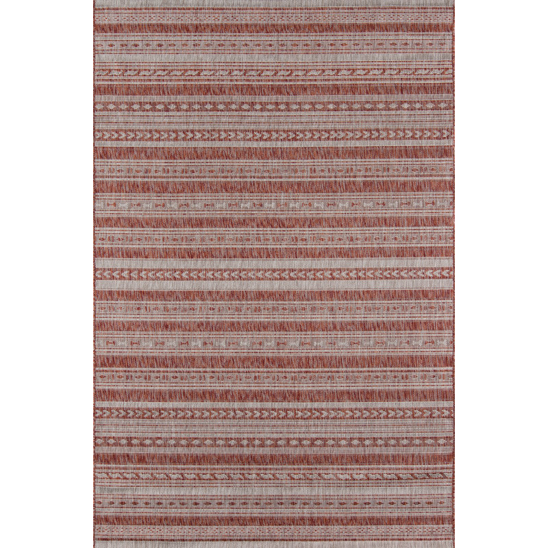 Tuscany Geometric Indoor / Outdoor Rug, Rectangle 6'7" x 9'6"