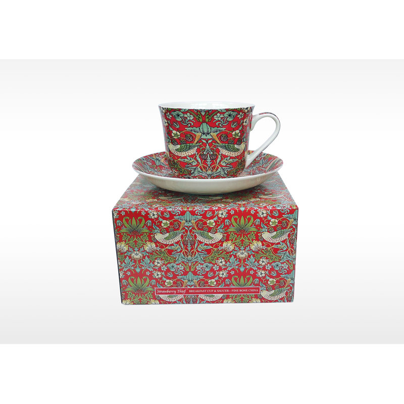 Zebedee Bone China Cappuccino Cup and Saucer