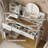 Adlai Elegant and Functional 42-Inch White Makeup Vanity
