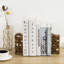 Rustic Wood Bookends