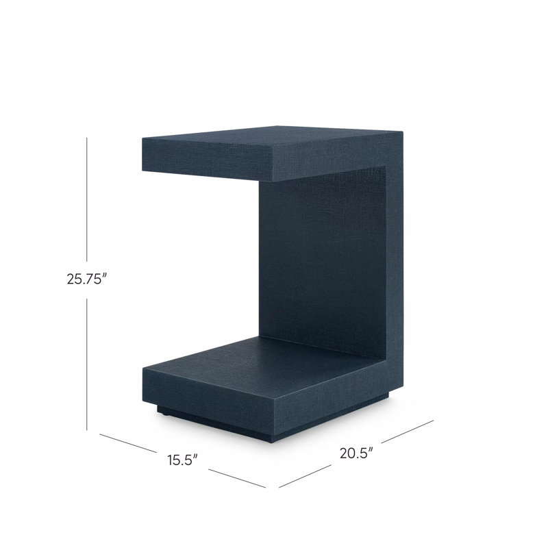 Essential End Table, Navy Blue