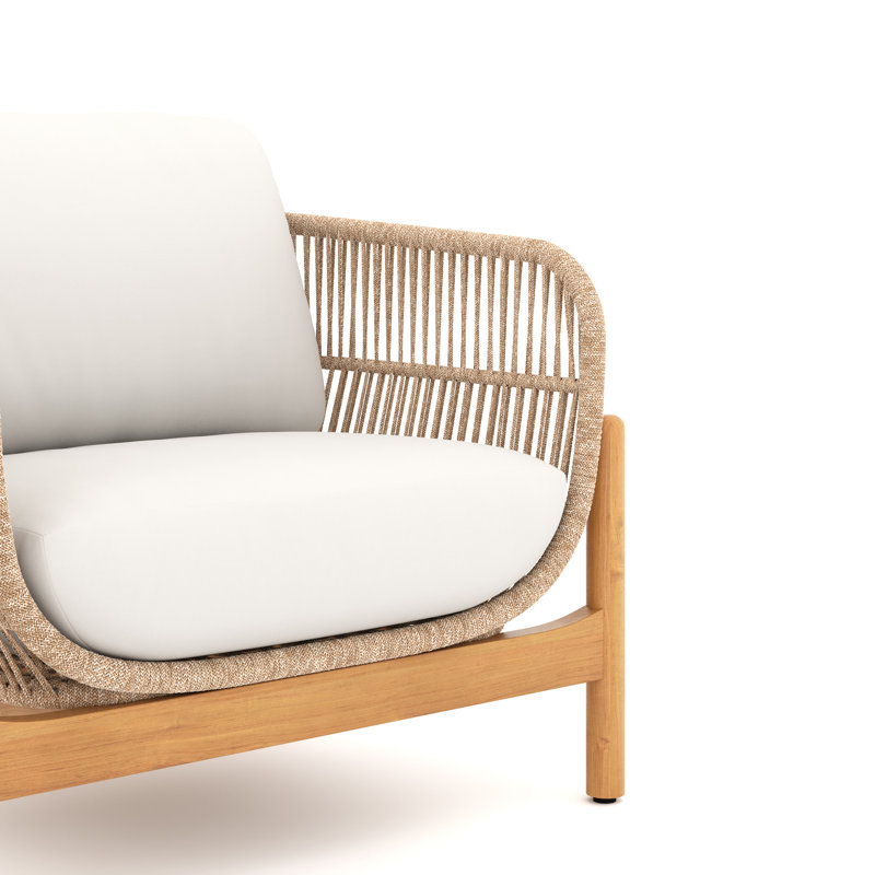 Lyal Wood Patio Club Chair