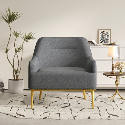 Chaise d'appoint moderne avec fauteuil rembourré