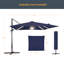 Parasol pivotant à 360 degrés Leipsic 120-1376611253
