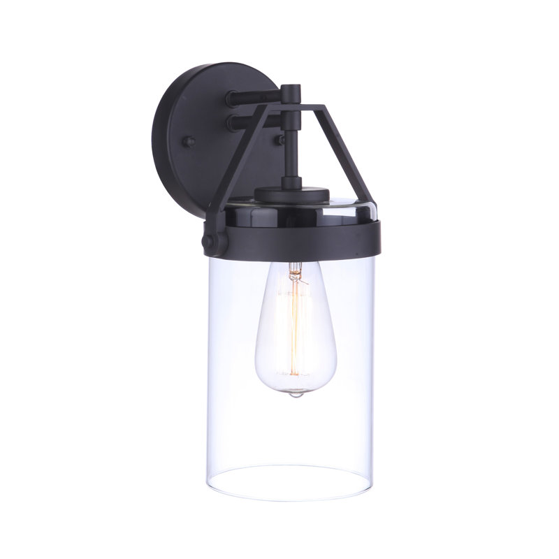 Lanterne murale d'extérieur Steadham Midnight, H 13 po x l 6,38 po x P 7 po