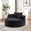 Chaise longue en chenille Hsuan 55 po, aucun assemblage requis-1768128768