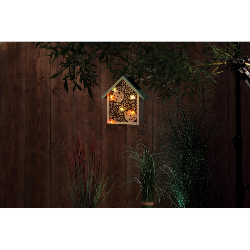 Insect House With Solar Lights