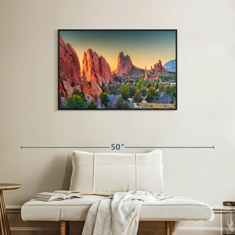 Alvord Garden of the Gods Sunrise, H 25 po x l 37 po