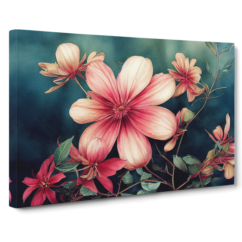 Irresistible Flowers - Wrapped Canvas, 40cm H x 60cm W x 3cm D