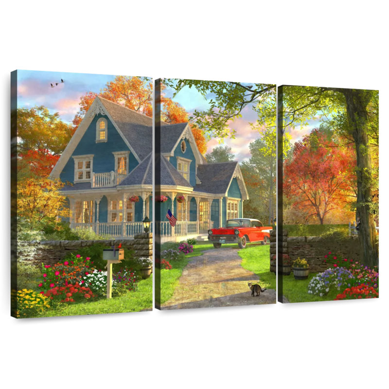 September Home, 48" H x 74" W
