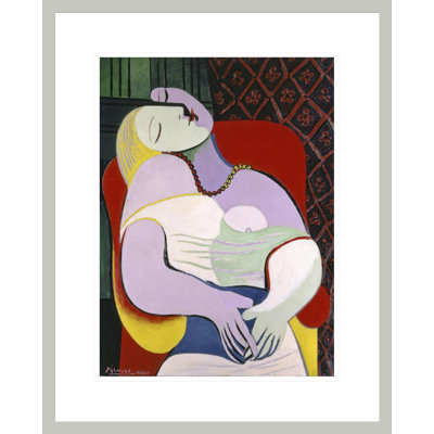 «The Dream» par Pablo Picasso, impression giclée sur cadre