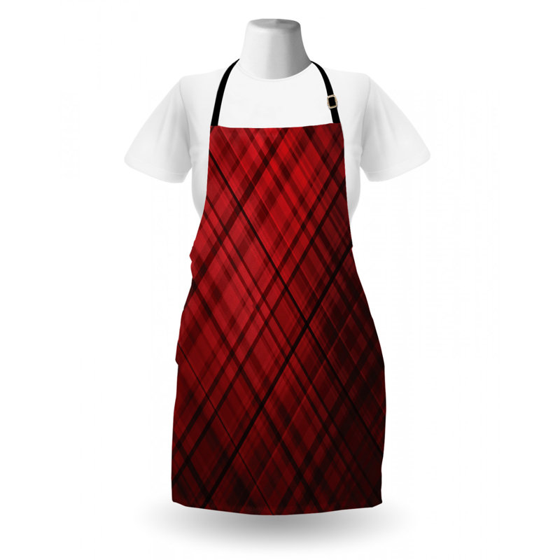 Plaid Bib Apron