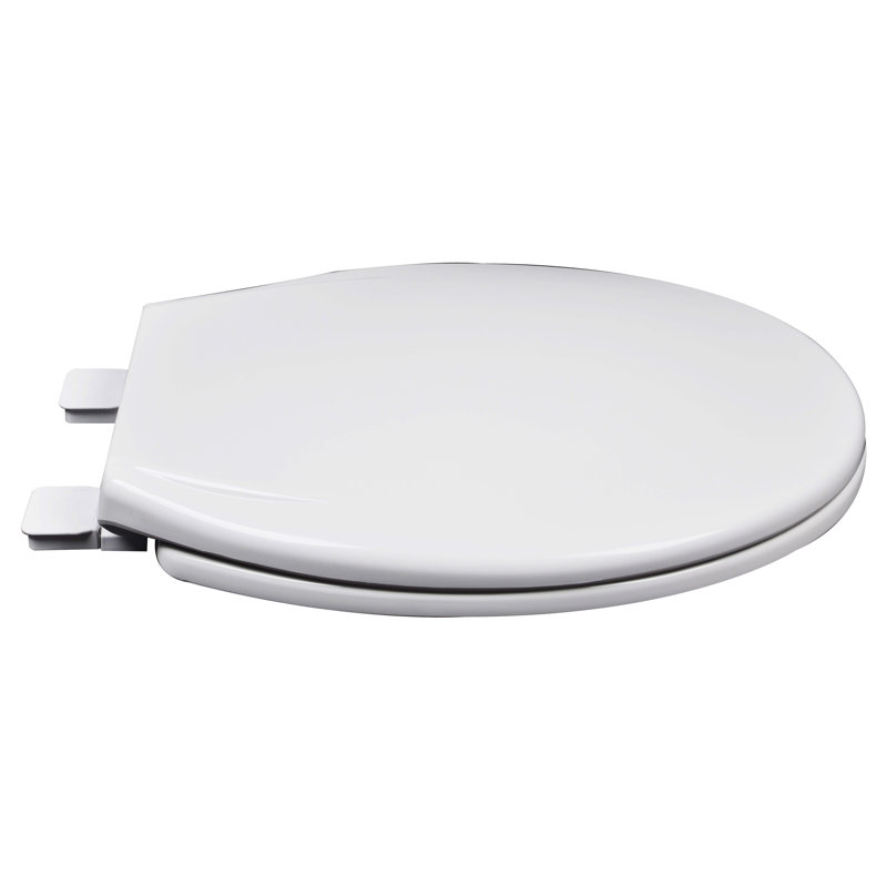 Round Toilet Seat and Lid, White