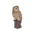 Brown Owl on branch | Handcrafted Decorative Bird Statue for Home & Garden | Premium Polyresin, Weather-Resistant Indoor/Outdoor Decor