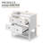 30" Single Bathroom Vanity Base Only, 2 Smooth Drawers, Sink not Included-106488320