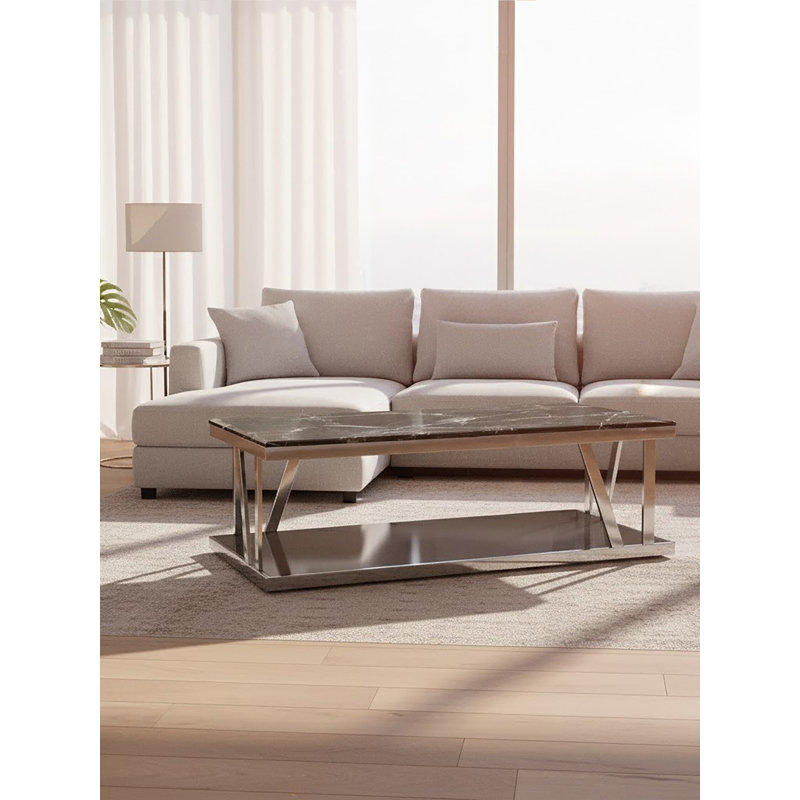 Frame Coffee Table with Storage