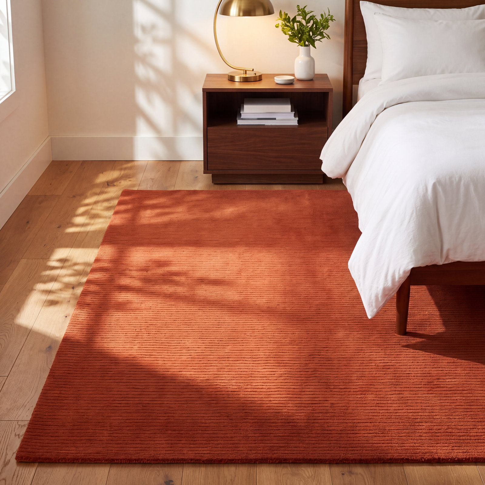 Crowe Hand-Woven Wool Rug, Rectangle 6' x 9'
