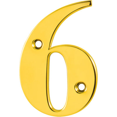 Hutner 7.6cm H Zinc House Number