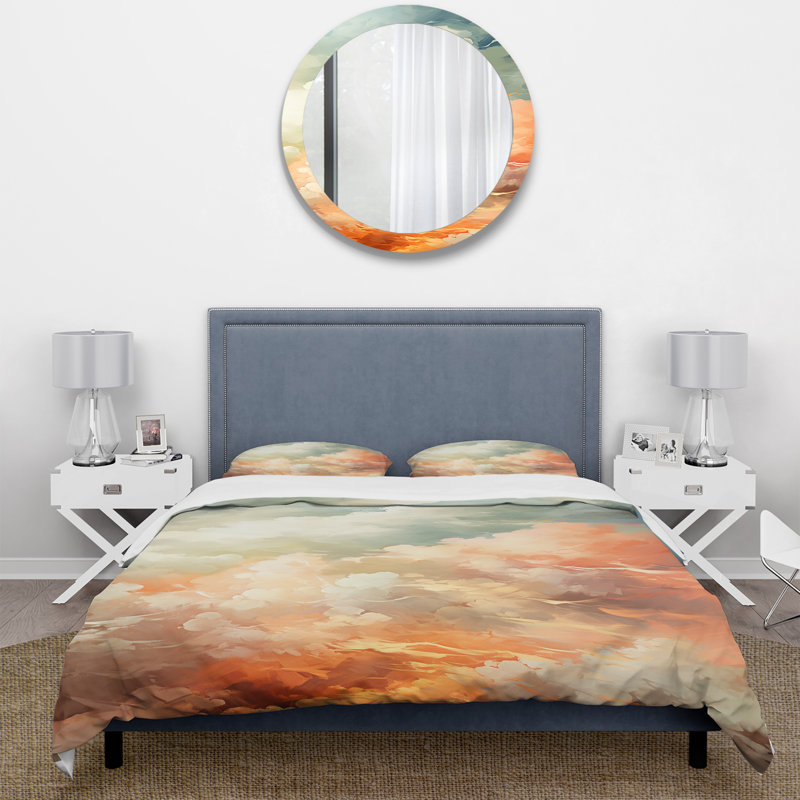 Ensemble de housse de couette Sky, Housse de couette pour très grand lit et 2 très 